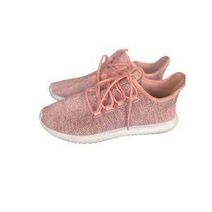 Adidas Tubular Shadow Knit Sneakers 10.5 Pink/ salmon/ White